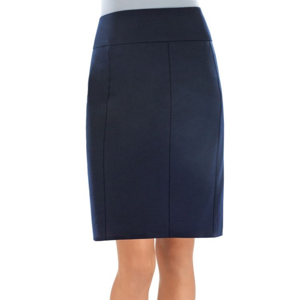 NWT Cabi Navy Newport skirt knee length